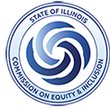 State of Illinois Commission on Equity and Inclusion seal. Zora Digital is an IL BEP Certified Women/Minority Business Enterprise